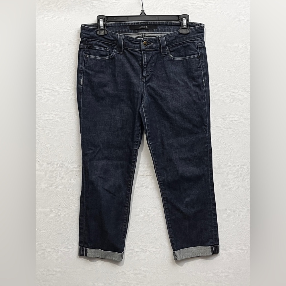 Joe's Jeans Socialite Kicker Ankle Cropped Dark Wash Jeans sz 27
